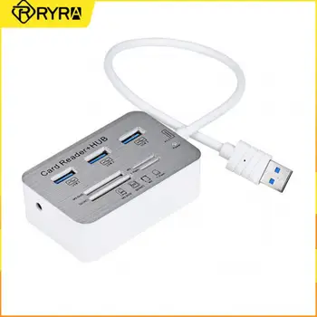 RYRA 3 Port USB 3.0 Hub MS, SD, M2, TF Čtečka Paměťových Karet Multi-port Univerzální Adaptér Kompatibilní Windows XP/Vista/WIN/Mac OS