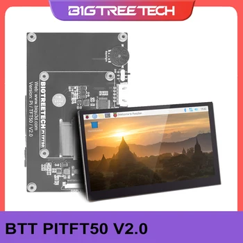 BIGTREETECH PITFT50 V2.0 Dotykový Displej Octoprint 3D Tiskárna Díly Raspberry Pi 3 3B Plus 4B 5 inch SH Chobotnice V1.1