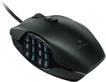 NON-Balení Logitech G600 MMO Gaming Mouse, RGB Podsvícení, 20 Programovatelných Tlačítek