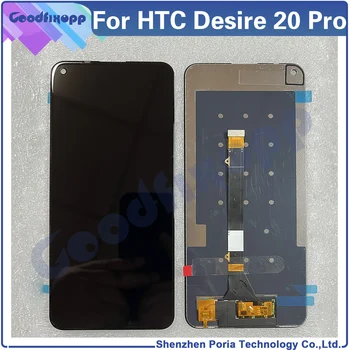 Pro HTC Desire 20 Pro LCD Displej Dotykový Displej Digitizer Shromáždění Pro HTC Desire 20Pro Obrazovky Náhradní