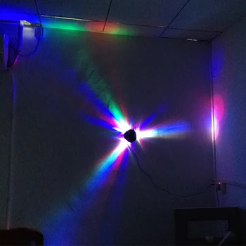 Rotující Disco Světla Fázi Záblesková Lampa KTV RGB Zvuk Aktivován LED Party Show pro Víno Hospodě Fáze Světla Strany Příslušenství