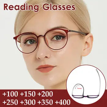 Anti Záření TR90 Brýle na Čtení Ženy Muži Módní Brýle Anti-únava Dalekozrakosti Brýle s Grade +1.0 +4.0