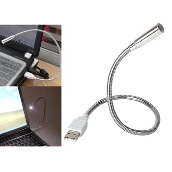Nastavitelný USB Flexibilní LED Světlo Lampa osvětlení Klávesnice pro Notebook Laptop PC Počítač Kniha, Lampa na Čtení Hadice USB světlo