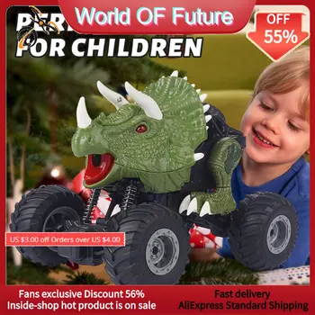 Nový Sprej Dinosaurus RC Auta Off-road Vozidla, Lezení Drift, Kaskadérské Auto na Dálkové Ovládání Světlo Simulace Dinosaurus Hračky Pro Děti