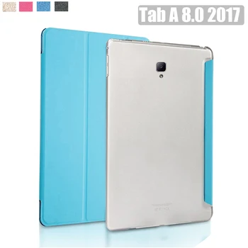 Stát Coque pro Samsung Galaxy Tab 8.0 2017 SM-T380 T385 Případě Smart PU Kůže Ochranný Kryt pro Samsung Galaxy Tab A2 Případě