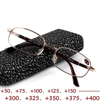 Vazrobe Skla Brýle na Čtení Muži Ženy 50-600 Dioptrie Muž +0.75 1.25 1.75 5.5 Anti Scratch HD Objektiv Číst Chůze Počítač Brýle