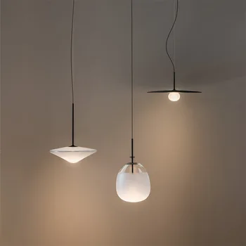 Příspěvek Moderní Obývací Pokoj Ložnice Svítidla Nordic Restaurace Přívěsek Světlo Jednoduché Kreativní Výstavní Síň kavárny Lustr LED