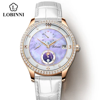 2022 Nový Design Ženy Hodinky Elegantní Bílé Shell Dial Diamanty Reloj Mujer Náramkové Hodinky Luxusní Relogio Feminino