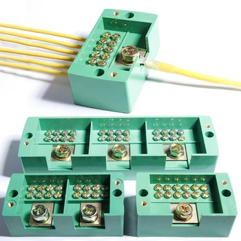 Jednofázové odchozí box distribuci spojovacího bloku Unipolární Splitter Měření Kabinetu Wire Terminal Block Hoření Plamen