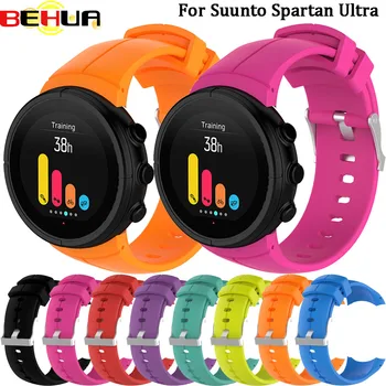 BEHUA Silikonové Watchband pro hodinky Suunto Spartan Ultra Popruh s Nástrojem Módní Náramek Náhradní Smartwatch Náramek Příslušenství