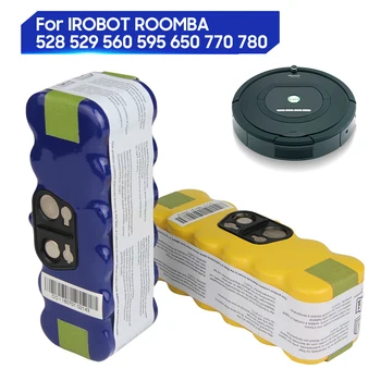 Originální Náhradní Baterie 14,4 V 3000mAh Pro iRobot Roomba 800 600 500 700 Series Vysavač 510 655 760 880 536 561 610