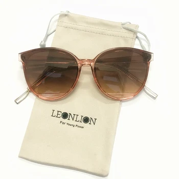 LeonLion 2021 Nové Módní sluneční Brýle, Ženy, Vintage Luxusní Značkové Brýle Zrcadlo Classic Vintage Oculos De Sol Feminino UV400