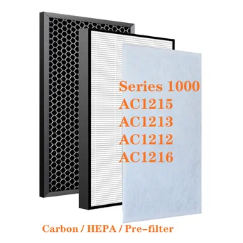 Pro Philips NanoProtect FY1410 HEPA FY1413 Uhlíkový Filtr Náhradní, pro Čističky Vzduchu Série 1000 AC1215 AC1213 AC1212 AC1216