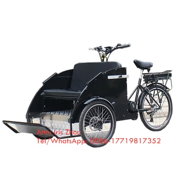 Osobní elektrická rikša cena /bike-taxi/rikša tuk na prodej, elektrická tříkolka s lithiovou baterií