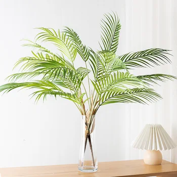 Umělé Velké Tropické Zelené Plastové Falešné Palm Rostlin Domácí Party Dekorace Do Kanceláře Vhodný Obývacího Pokoje, Zahradní Nábytek