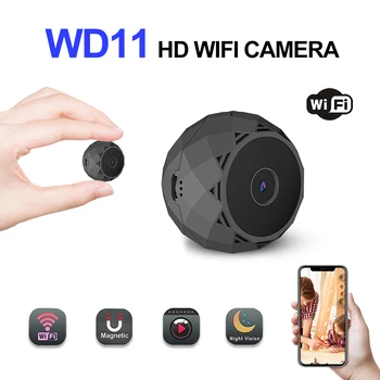 WD11 Mikro Kamera Wifi HD 1080P Mini Kamera Video Senzor, Noční Vidění Videokamery Pohybu DVR Mikro Video