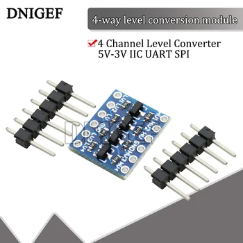 4-Kanálový Úrovni Konvertor 5V-3V IIC UART SPI Čtyři 4-Kanálový Úrovni Logické Úrovně Converter úrovni převod s modulem pro 4 Kanálové