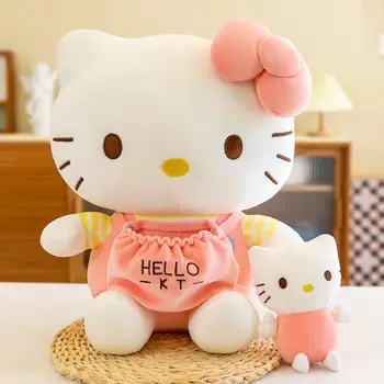 2022 Nové 32 cm Hello Kitty Plyšové Panenky Kawaii Matku a Dítě, Kt Hračky, Soft Vycpaných Zvířat Plyšové Panenky Dívky Home Dekor Děti Dárek