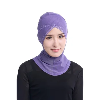 Luxusní Značka Muslimského Islámu, Hidžáb Měkké Modální Krku Šátky Dlouho Cachecol Foulards Femme Kryt 2017 nové dorazí móda W3