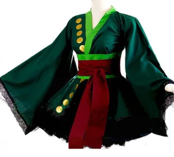 Anime Cosplay Kostým Zoro Žena Princezna Jednotné Japonské Lolita Kimono Šaty Plné Sady Vlastní