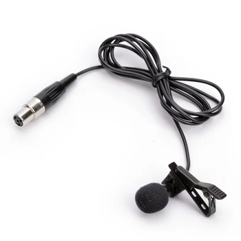 Profesionální Klopový Klopový Kondenzátorový Mikrofon Microfone Pro SHURE Bezdrátový Bodypack Vysílač, mini 4 Pinový XLR Konektor TA4F