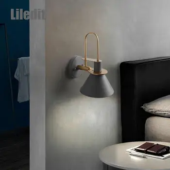 Moderní Kovová LED Nástěnné Svítidlo Koupelna Domácí Svítidlo Nordic Styl Obývací Pokoj Dekorace Obývací Pokoj Světla, Noční Osvětlení