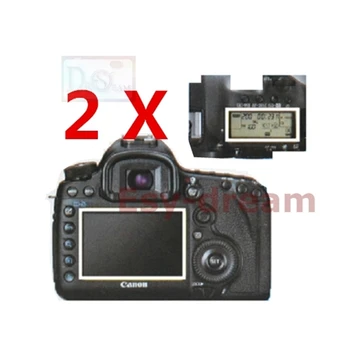 2ks Soft Hlavní LCD + Info Rameno Horní Displej Film Protector pro Canon 5D Mark III / 5D MARK IV 5D3 5D4 5DIII 5DS R 5DSR