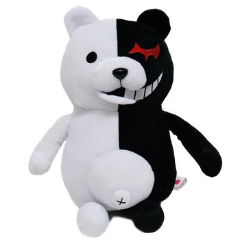 1ks 25 cm/35 cm Kawaii Dangan Ronpa Monokuma Plyšové Hračky Plněné Měkké Karikatura Černý Bílý Medvěd Panenku, Dítě, Děti, Dárky k Narozeninám