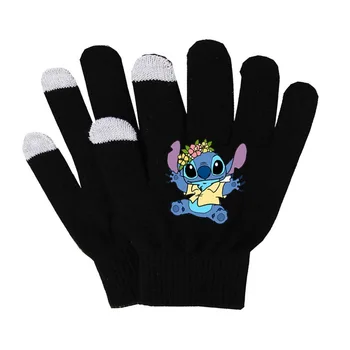 Disney animace hvězda dítě steh rukavice pletené teplé rukavice studenty ztluštělé rukavice dotykový displej cartoon rukavice