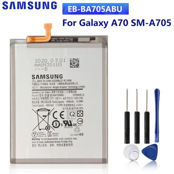 SAMSUNG Originální Náhradní Baterie EB-BA705ABU Pro Samsung Galaxy A70 A705 SM-A705F SM-A705FN SM-A705W Telefon Baterie 4500mAh
