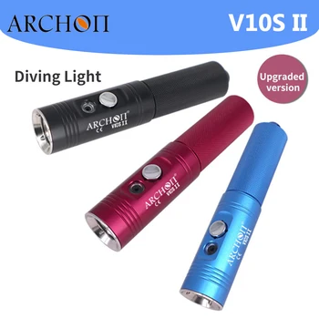 ARCHON V10S II 1200LM LED Svítilna Potápění Lanter Potápění Svítilna Podvodní Potápění Svítilna