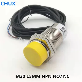 CHUX Induktivní Snímače Pohybu NPN M30 15mm Snímání detekovat vzdálenost IM30-15-DNA DNB Č. NC 6-36V DC 3wires Proximity Switch