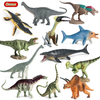 Oenux Simulace Malých Jurassic Dinosaur Mosasauridae Tyrannosaurus Ptakoještěr, Akční Figurky, Model Kolekce Vzdělávací Hračky Dítě Dárek