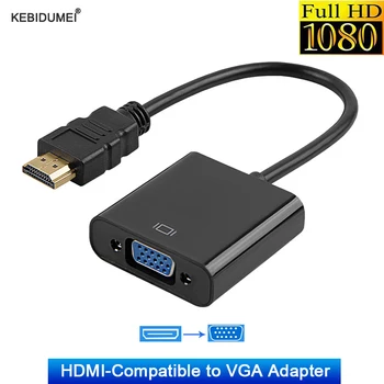 1080P HDMI-kompatibilní s VGA Adaptér Digitálního na Analogový Převodník Kabel Pro Xbox PS4, PC, Notebook, TV Box, Projektor Zobrazuje HDTV