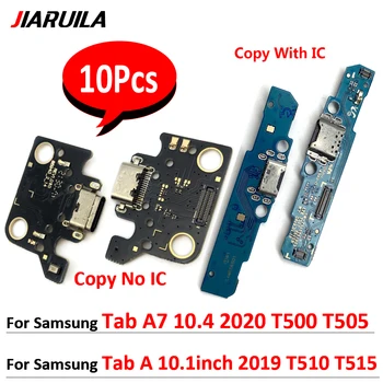 10ks，USB Power Nabíjecí Konektor Port Dock Konektor Flex Pro Samsung Tab A7 10.4 2020 T500 T505 / Tab 10.1 palcový 2019 T510 T515