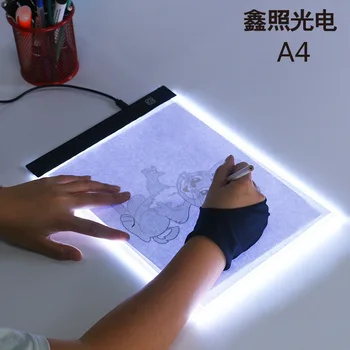 LED Světlo Pad A4 Kreslení Tablet Grafický Psaní Tracer Digitální Kopie Pad Rady pro Diamond Malování Skica Dropshipping Velkoobchod