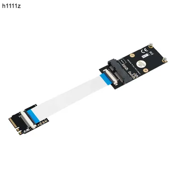 M. 2 NGFF Klíč/E/+E k Mini PCI-E Adaptér FPC Kabel Bezdrátovým WiFi Adaptérem Podporuje Poloviční velikosti Full-size Mini PCI-E Síťová Karta