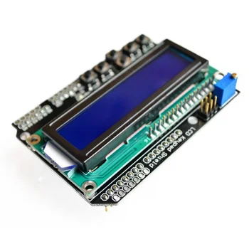 LCD Klávesnice Štít LCD1602, 1602 Displej Modul pro arduino ATMEGA 328 ATMEGA 2560 raspberry Pi pro UNO Modrá Obrazovka