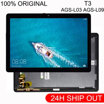 LCD Pro Huawei MediaPad T3 10 AGS-L03 AGS-L09 AGS-W09 T3 LCD Display Touch Screen Digitizér Montáž + Rámeček Pro Mediapad 10 T3