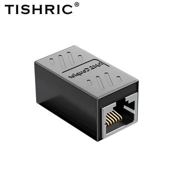TISHRIC Konektoru RJ45 Ethernet Adaptér Síťový Prodlužovací Kabel rozhraní Gigabit Samice na Pro Ethernetový Kabel