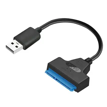 USB SATA 3 Kabel Sata Na USB 2.0 Adapter AŽ 480Mbps Podpora 2,5 Palcový Externí SSD HDD Pevný Disk 22 Pin Sata III Kabel Adaptér