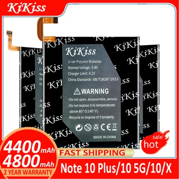 KiKiss Baterie Pro Samsung Galaxy Note 10 Plus/10 5G/X/10+/Note10Plus/Note10 5G/NoteX Batterij + Koleje Č.