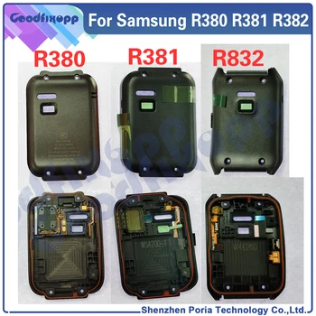 Pro Samsung Gear 2 R380 R381 R382 SM-R380 Black Originální Zadní kryt Zadní Kryt Kryt Baterie Kryt