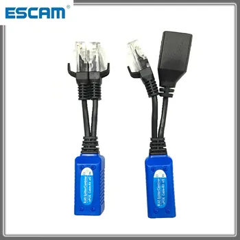 POE Adaptér, Kabel, Konektory, Pasivní Splitter combiner Napájecí Kabel Ethernet PoE Adaptér RJ45 ESCAM upoe kabel kit ESCAM UPOE02
