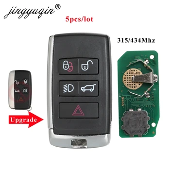 jingyuqin 5ks pro Land Rover LR2 LR4 pro Range Rover Evoque Sport fit Jaguar Aktualizováno Inteligentní Vzdálené Klíče od Auta 315/433MHz KOBJTF10A