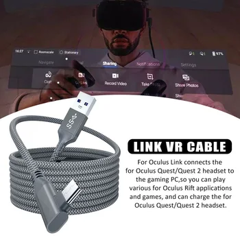 5M Datové Linky Nabíjení Kabel Pro Oculus Quest 2 Odkaz VR Headset USB 3.0 Typu C Přenos Dat USB-A Kabelu Type-C VR Příslušenství