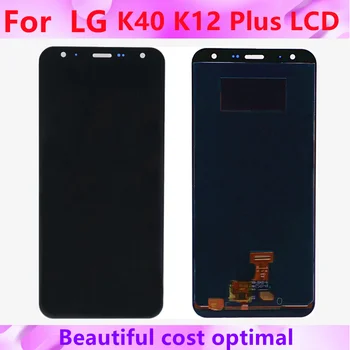 Pro LG K12 PLus Náhradní Díly Opravy Pro LG K40, LCD Displej, Touch Screen Digitizér Montáž S Rámečkem