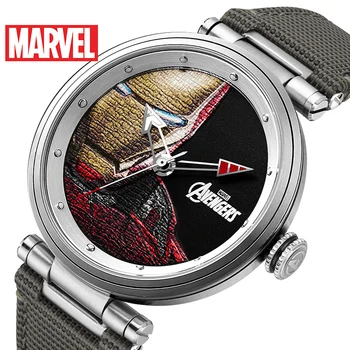 Disney Marvel Oficiální Super Hrdina Jed Spider Iron Muži Ležérní Japan Quartz Náramkové Hodinky Crystal Sklo Avengers Cartoon Hodiny