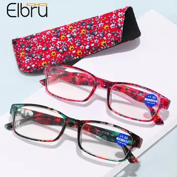 Elbru+1.0 1.5 2.0 2.5 3.0 3.5 4.0 Dioptrické Brýle na Čtení Muži Ženy Unisex Brýle Retro Anti-blue Light Presbyopie Brýle
