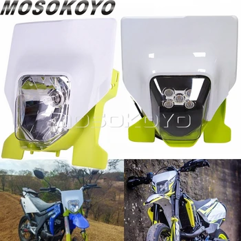 Motocross Přední Světla LED Halogenové Motocyklu Světlomet pro TE FE 125 250 300 350 450 501 FX FC Husky Enduro Supermoto Světlometů